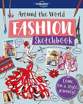 portada Around The World Fashion Sketchbook (Lonely Planet Kids) 