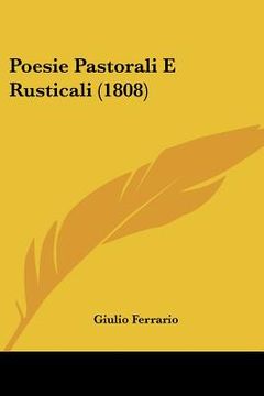 portada poesie pastorali e rusticali (1808) (en Inglés)