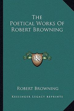 portada the poetical works of robert browning (en Inglés)