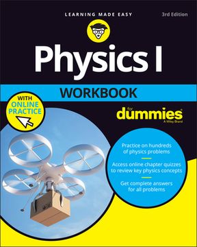 portada Physics i Workbook for Dummies, With Online Practice 