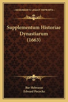 portada Supplementum Historiae Dynastiarum (1663) (in Latin)