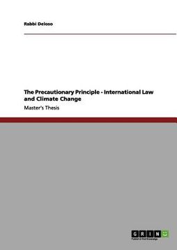 portada the precautionary principle - international law and climate change