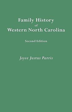 portada family history of western north carolina. second edition (en Inglés)