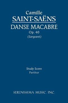portada danse macabre, op. 40 - study score (en Inglés)