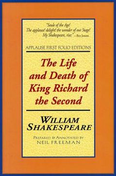 portada the life and death of king richard the second: applause first folio editions (in English)