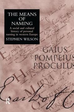 portada The Means of Naming: A Social History (en Inglés)