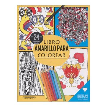 portada Libro Amarillo Para Colorear (in Spanish)