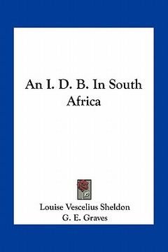 portada an i. d. b. in south africa (en Inglés)