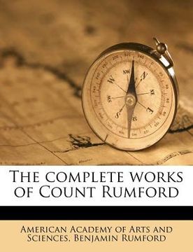 portada the complete works of count rumford (en Inglés)