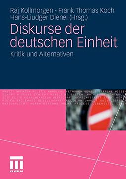 portada Diskurse der Deutschen Einheit: Kritik und Alternativen (German Edition) [Soft Cover ] (en Alemán)
