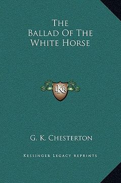 portada the ballad of the white horse (en Inglés)