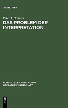 portada Das Problem der Interpretation (in German)