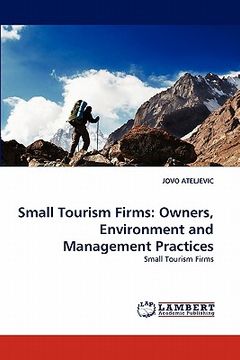 portada small tourism firms: owners, environment and management practices (en Inglés)