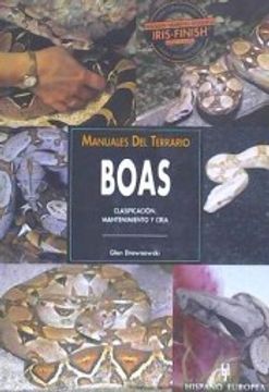 portada Manuales del Terrario. Boas (in Spanish)