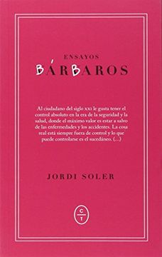 portada Ensayos bárbaros (in Spanish)