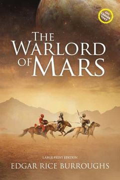 portada The Warlord of Mars (Annotated, Large Print) (in English)