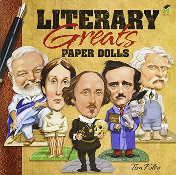 portada Literary Greats Paper Dolls (Dover Paper Dolls) 