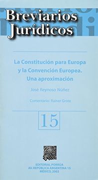 portada constitucion para europa y la convencion europea, la / una aproximacion