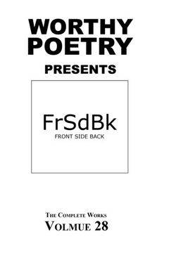portada WORTHY POETRY: FrSdBk: Volume 28 (The Complete Works)
