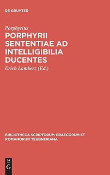 portada Porphyrii Sententiae ad Intelligibilia Ducentes (en Griego Antiguo)