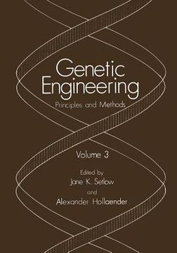 portada Genetic Engineering: Principles and Methods. Volume 3 (en Inglés)