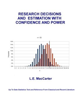 portada Research Decisions and Estimation With Confidence and Power: Up To Date Text and Reference From Classical and Recent Literature (en Inglés)