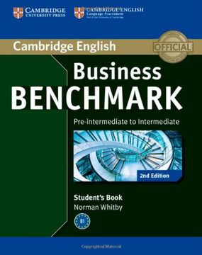 portada Business Benchmark 2nd Pre-Intermediate to Intermediate Bulats Student's Book (Cambridge English) (en Inglés)