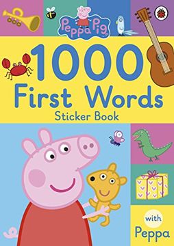 portada Peppa pig 1000 First Words Sticker Book (en Inglés)