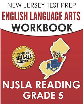 portada New Jersey Test Prep English Language Arts Workbook Njsla Reading Grade 5: Preparation for the Njsla-Ela (en Inglés)