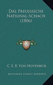 portada Das Preussische National-Schach (1806)