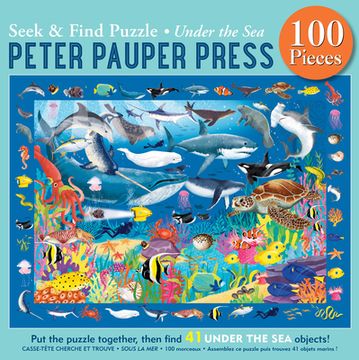 portada Under the Sea Seek & Find 100-Piece Jigsaw Puzzle (en Inglés)