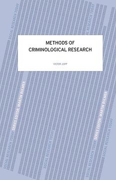 portada methods of criminological research (en Inglés)