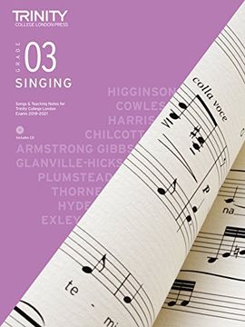 portada Trinity College London Singing Grade 3 2018-2021 (Singing 2018 2021) (en Inglés)