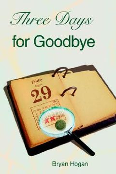 portada three days for goodbye (en Inglés)