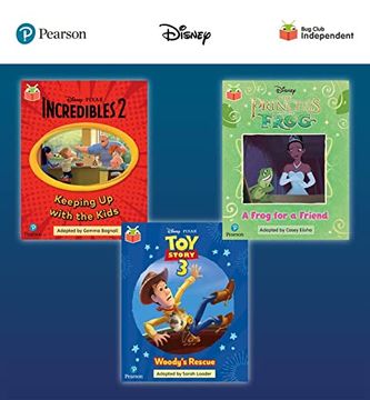 portada Pearson bug Club Disney Year 1 Pack c, Including Decodable Phonics Readers for Phase 5; The Incredibles: Keeping up With the Kids, the Princess and the Frog: A Frog for a Friend, toy Story: Woody's Rescue (Paperback)
