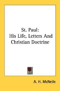 portada st. paul: his life, letters and christian doctrine (en Inglés)