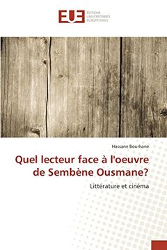 portada Quel lecteur face à l'oeuvre de Sembène Ousmane?: Littérature et cinéma