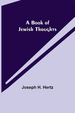 portada A Book of Jewish Thoughts (en Inglés)