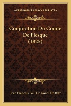 portada Conjuration Du Comte De Fiesque (1825) (en Francés)