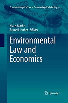 portada Environmental Law and Economics (en Inglés)