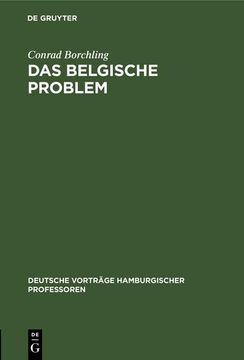 portada Das Belgische Problem (en Alemán)