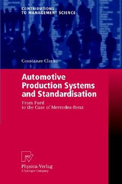 portada automotive production systems and standardisation: from ford to the case of mercedes-benz (en Inglés)