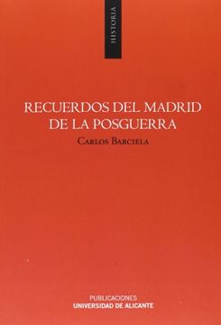 portada Recuerdos Del Madrid De La Posguerra