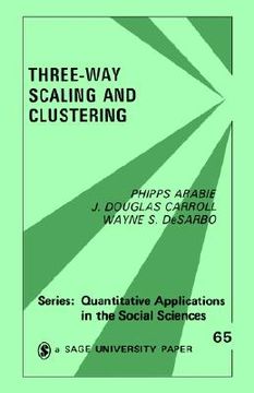 portada three way scaling and clustering