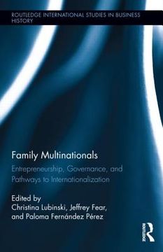portada family multinationals: entrepreneurship, governance, and pathways to internationalization (en Inglés)