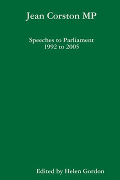 portada Jean Corston MP Speeches to Parliament 1992 to 2005 (in English)