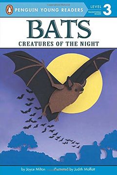 portada Bats - Creatures of the Night (All Aboard Reading: Level 3: Grades 1-3) (en Inglés)