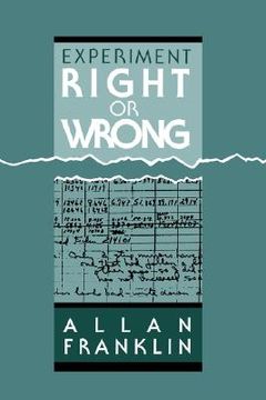 portada Experiment, Right or Wrong 