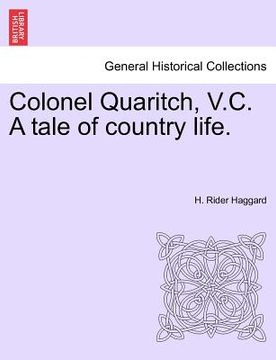 portada colonel quaritch, v.c. a tale of country life. vol. iii