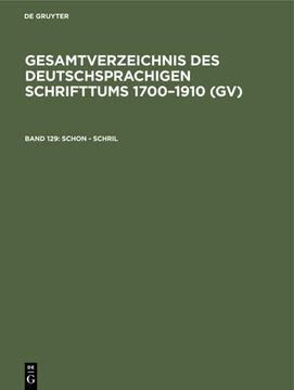 portada Schon - Schril (en Alemán)